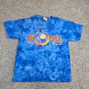 Vintage 90s Disney Eeyore Florida Tie-Dye T-Shirt - Kids Size S (6/6X)
